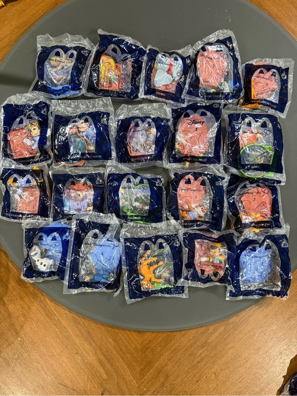 McDonald's Walt Disney World 50th Anniversary Happy Meal Toys Lot